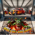 Playful Hot Rod Garage Doormat - Personalized Gifts For Hot Rod Lovers 021tgqn090126-Homacus