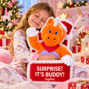 Orange Unicorn Custom Shape Pillow - Personalized Gifts For Kid 07ttqn271026