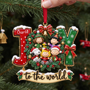 Joy To The World Acrylic Ornament - Personalized Gifts For Christians 06qhlu271026