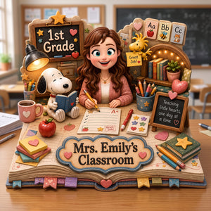 Teacher Classroom Acrylic Plaque - Personalized Gifts For Teacher 03hatn070726