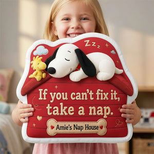 Take A Nap Custom Shaped Pillow - Personalized Gifts 03hadt010726