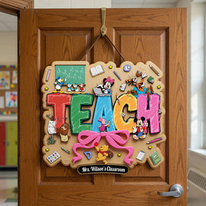 Teach Acrylic Sign - Personalized Gifts For Teachers 03natn210726