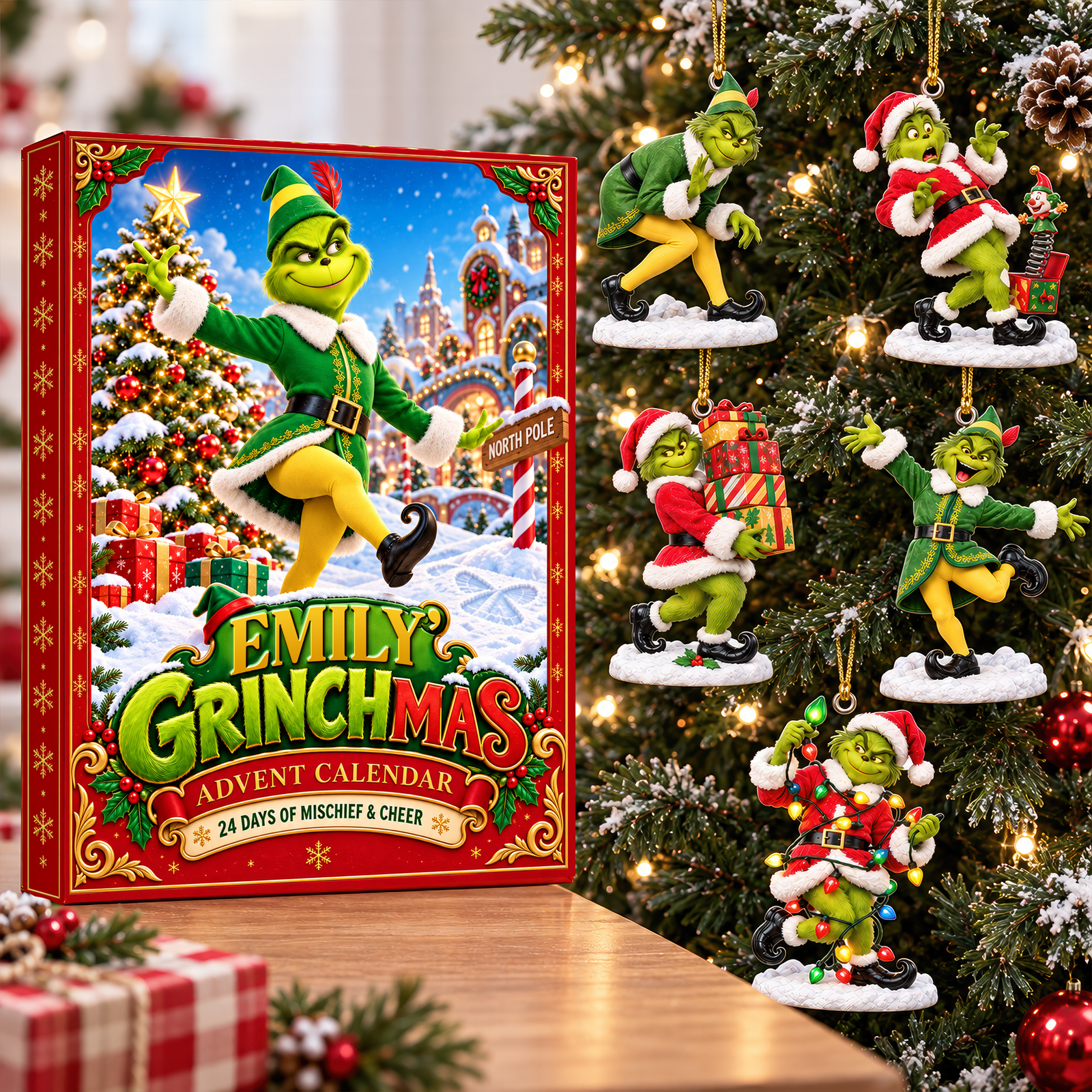 Furry Mischief Christmas Advent Calendar Blind Box - Personalized Christmas Gifts 06paqn141026