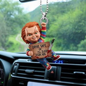 Spooky Characters Funny Gifts For Horror Fans Car Ornament 03qhtn290825
