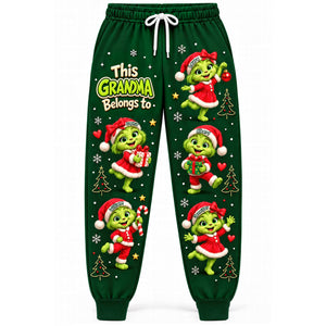 Cozy Christmas Sweatpants - Personalized Gifts For Grandma 06tyqn011026