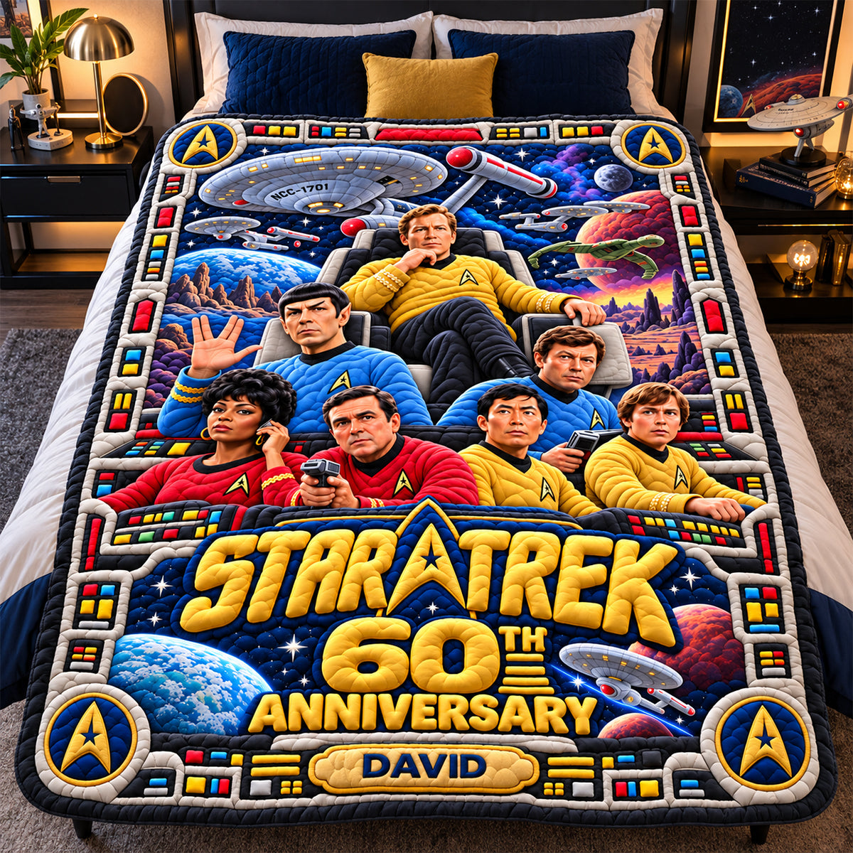 60th Anniversary Universe War Blanket - Personalized Gifts For Christmas Blanket 04OHDH021026
