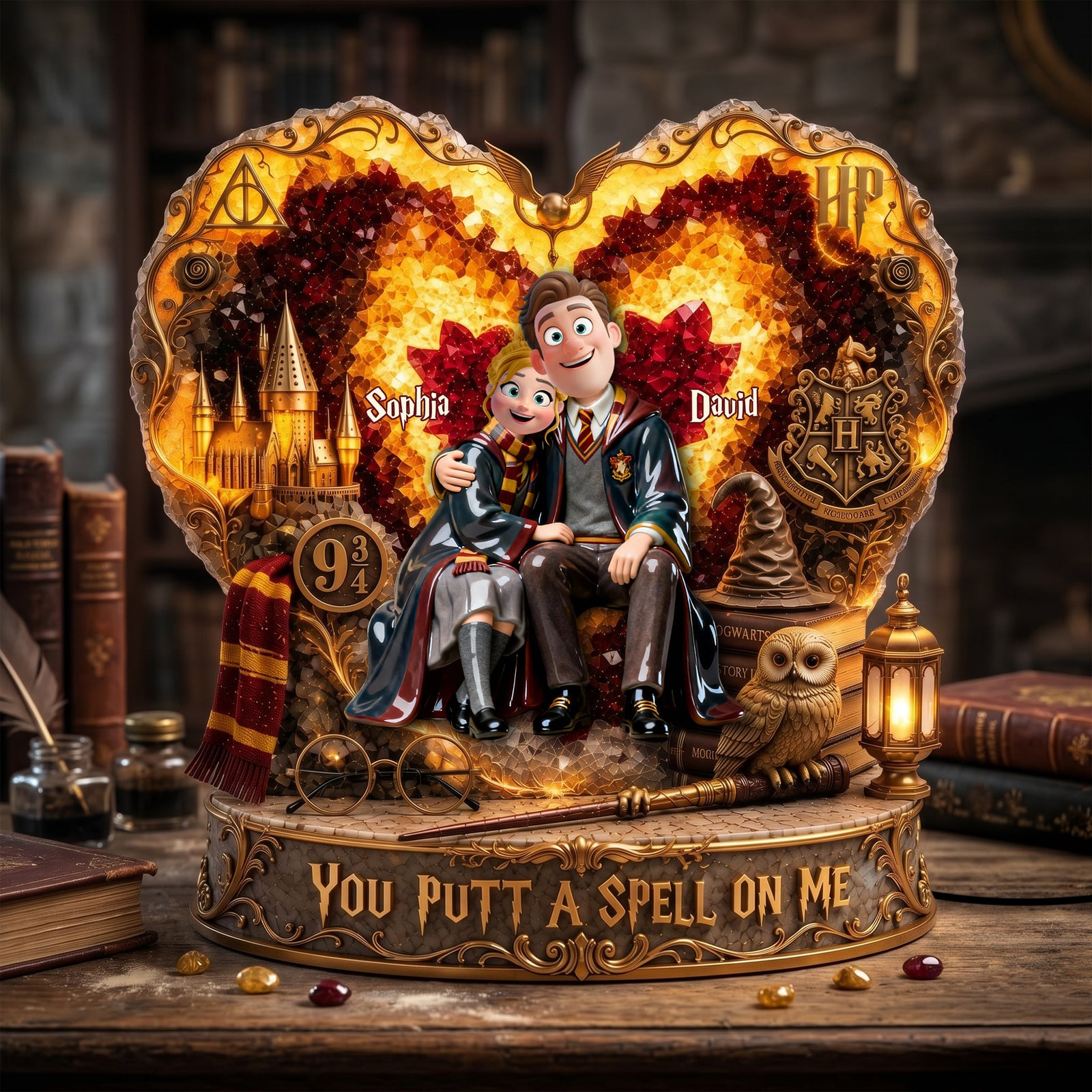 Eternal Love's Fantastical Journey Light Box - Personalized Gifts For Couples 02ohlu090726