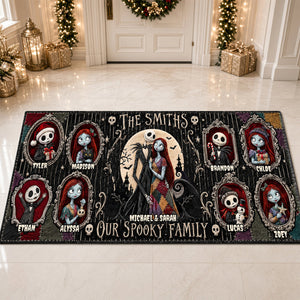 Cute Spooky Family Moments Runner Rug - Personalized Christmas Gifts For Family 06padt021026