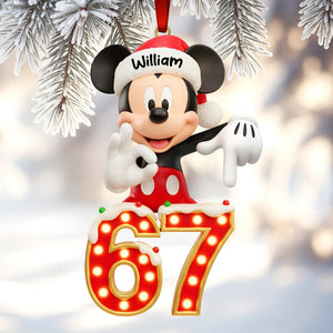 Six Seven Acrylic Ornament - Personalized Christmas Gifts 03OHQN181125