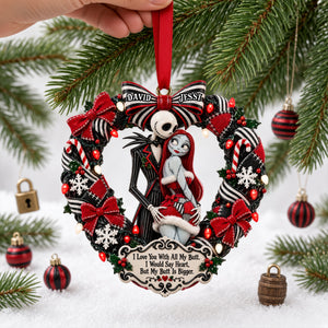 Spooky Naughty Couples Acrylic Ornament - Personalized Christmas Gifts For Couples 05ohlu021026