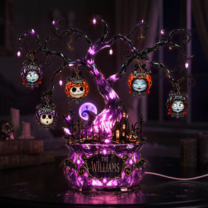 Haunted Christmas Tree Light Box - Personalized Gift For Family 01PATA090926