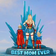 Personalized Gifts For Mom Acrylic Plaque Power Mom-Homacus