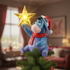 Cute Characters Acrylic Christmas Tree Topper Personalized Gifts 05pgtn171125