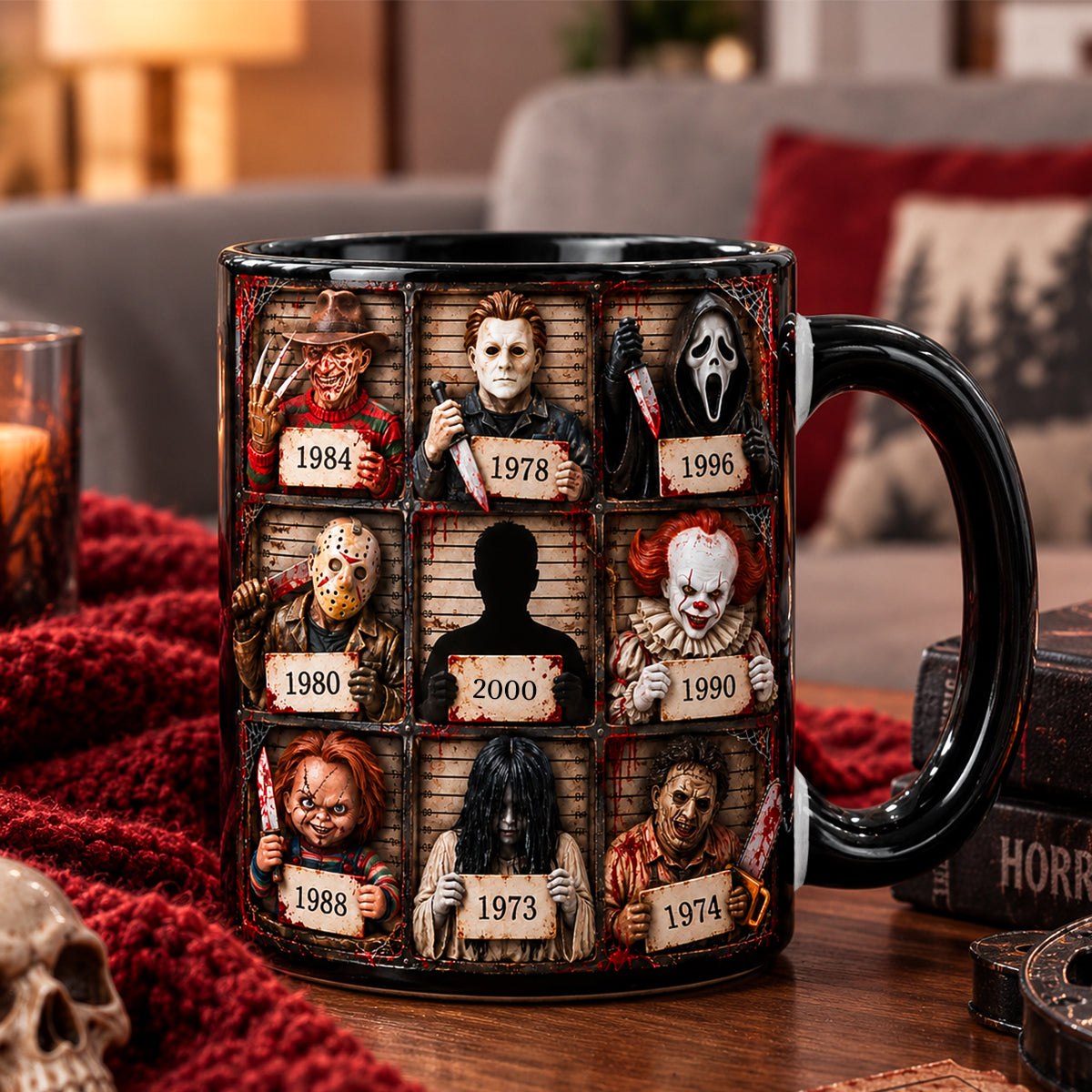 Christmas Horror Squad Accent Mug - Personalized Gifts For Fans Coffee Mug 02PADH211026
