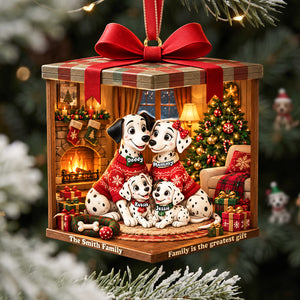 Family Is The Greatest Gift Acrylic Ornament - Personalized Christmas Gifts For Family 01ttta021026