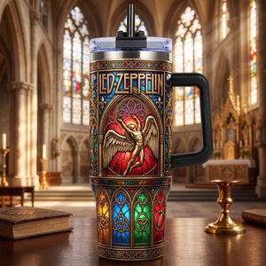 Led Zeppelin Tumbler With Handle - Personalized Gifts 03NATN030726