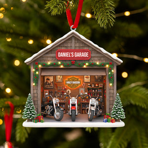 Ornament For Motorcycle Lovers - Personalized Christmas Gifts 03natn041025