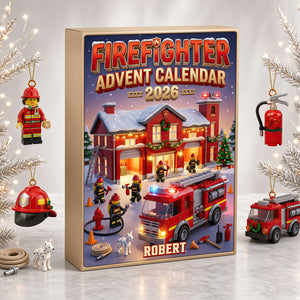 Firefighter Advent Calendar Blind Box - Personalized Christmas Gifts For Firefighter 03pgdt291026