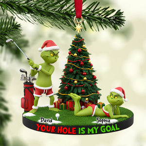 Funny Christmas Ornament For Couple - Personalized Gifts 01HYDT211125