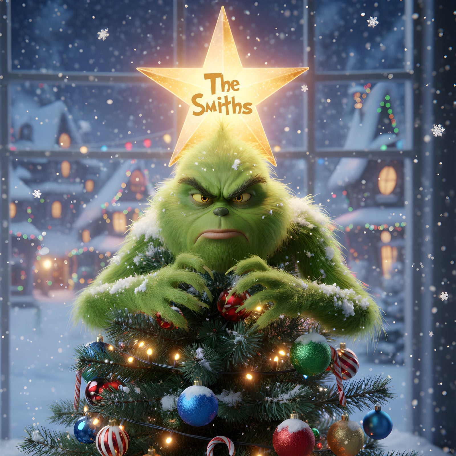 Funny Gifts Christmas Tree Topper Personalized Gifts 06TGLU211125