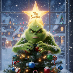 Funny Gifts Christmas Tree Topper Personalized Gifts 06TGLU211125
