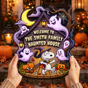 Halloween Family Acrylic Sign - Personalized Gifts For Family 03TODT310726