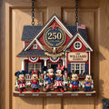 250th Anniversary Patriotic Family Wood Sign Personalized Gifts For Family 02PADT020526