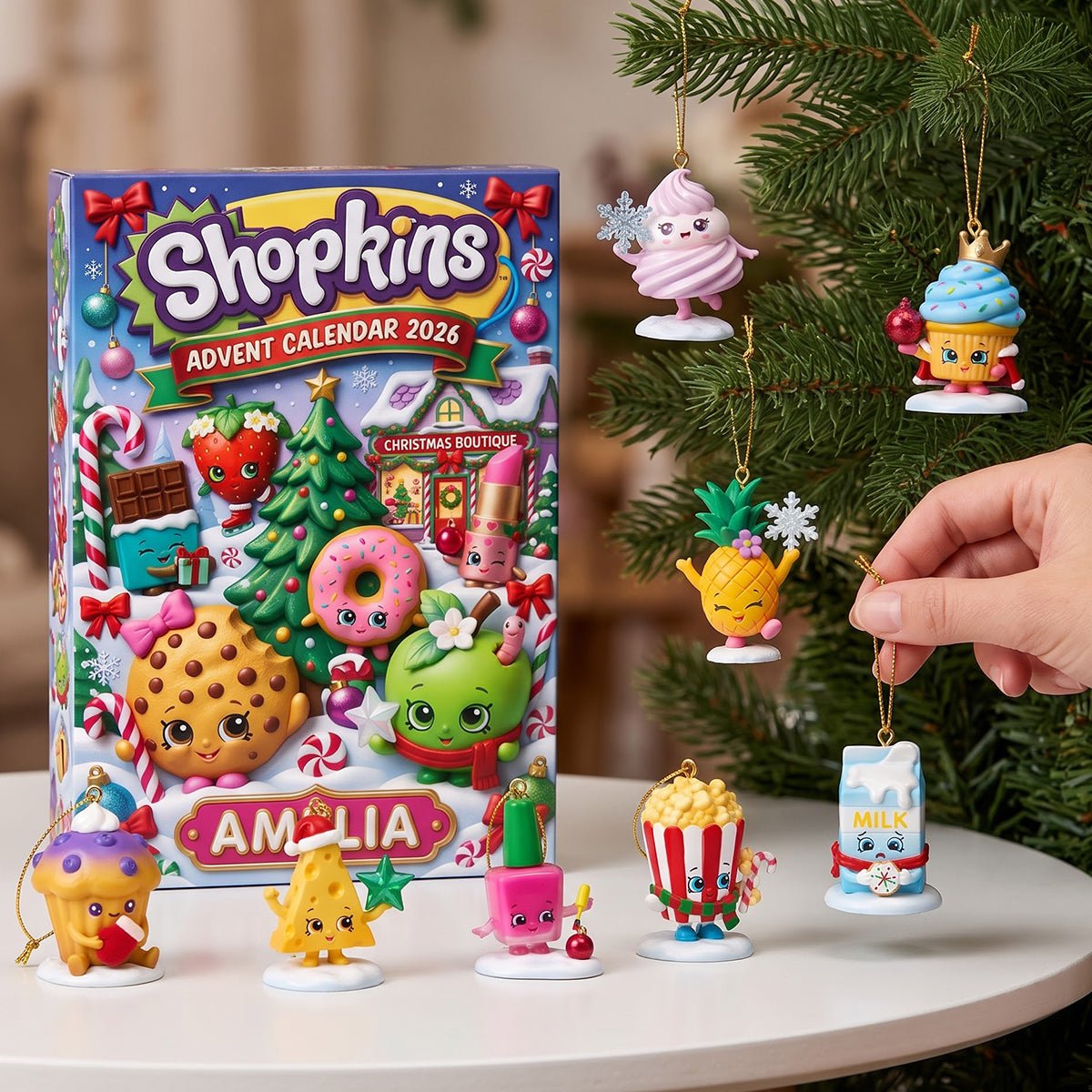 Adorable Mini Friends Advent Calendar - Personalized Gift For Christmas 04PATN301026