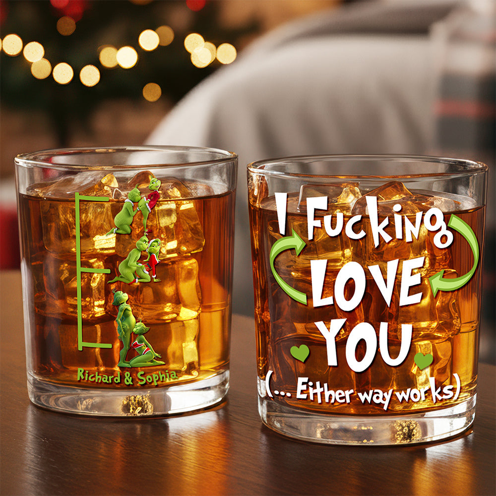 Sinful Christmas Glass Mug Personalized Gifts For Couple 03OHQN220925
