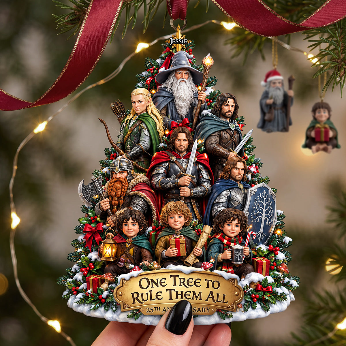 25th Anniversary Ornament - Personalized Gifts For Christmas Ornament 02TYTA090926