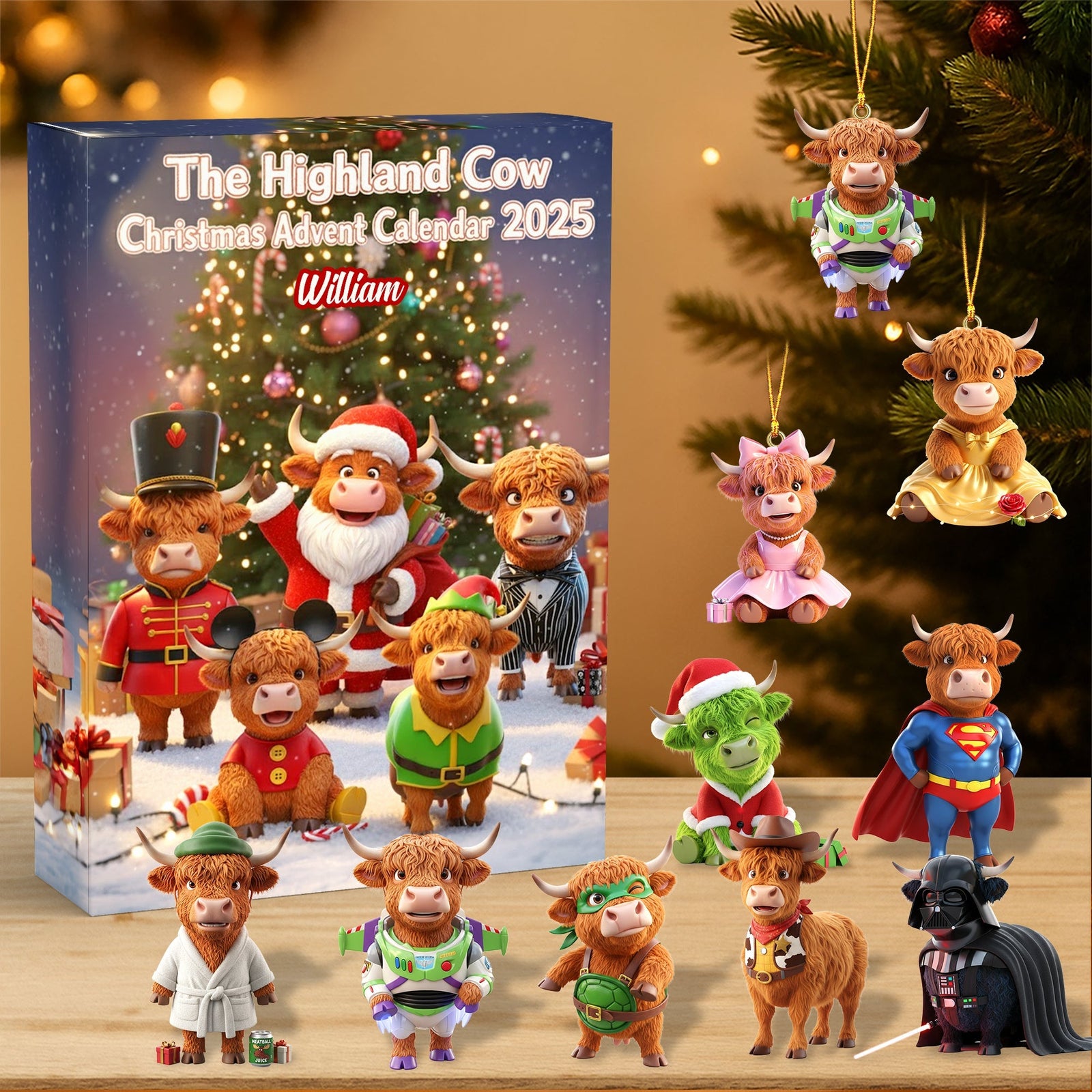 Christmas Advent Calendar Blind Box Personalized Gifts 04NATN121125
