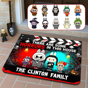 Horror Family Doormat - Personalized Gifts For Halloween 02HUMG250825