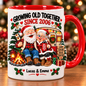 Old Camping Couple Coffee Accent Mug - Personalized Gifts For Couple Coffee Mug 01TOQN221026