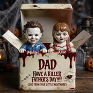 Horror Dad and Kids Acrylic Plaque 149tgdh080626-Homacus