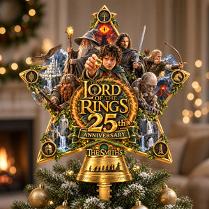 25th Anniversary Fantasy Adventure Tree Topper - Personalized Gift For Fantasy Lovers 03OHDH210926