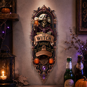Pour The Magic Wooden Wall Hanging Bottle Opener - Personalized Gifts 02PADH060826