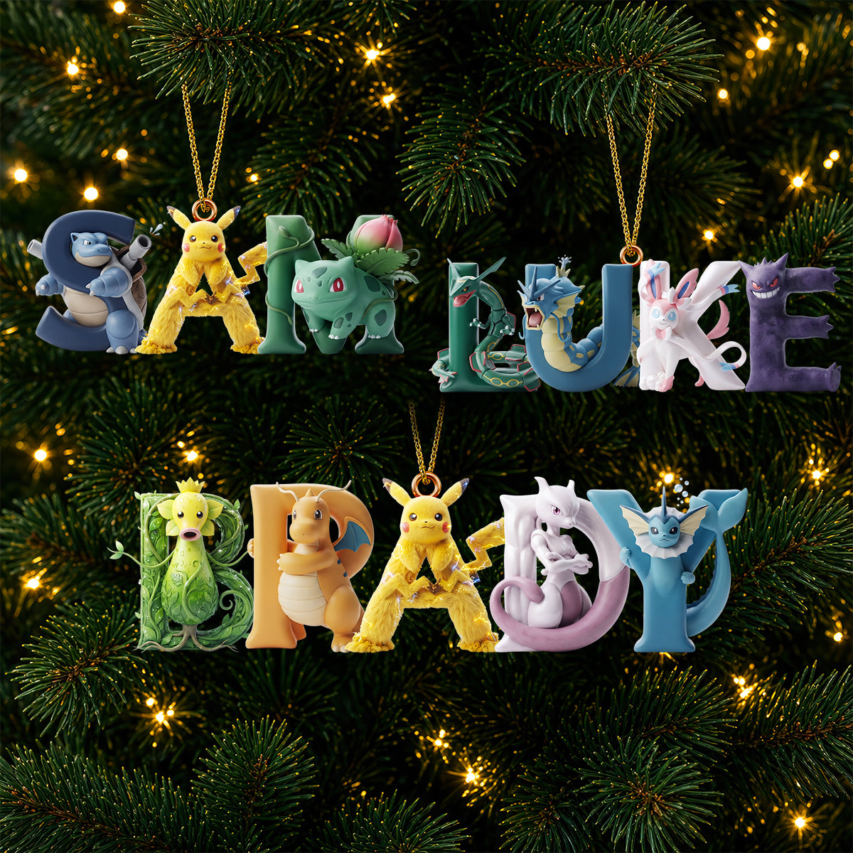 Adventure Alphabet Custom Name Ornament - Personalized Gifts For Christmas Ornament 04OHDT160926