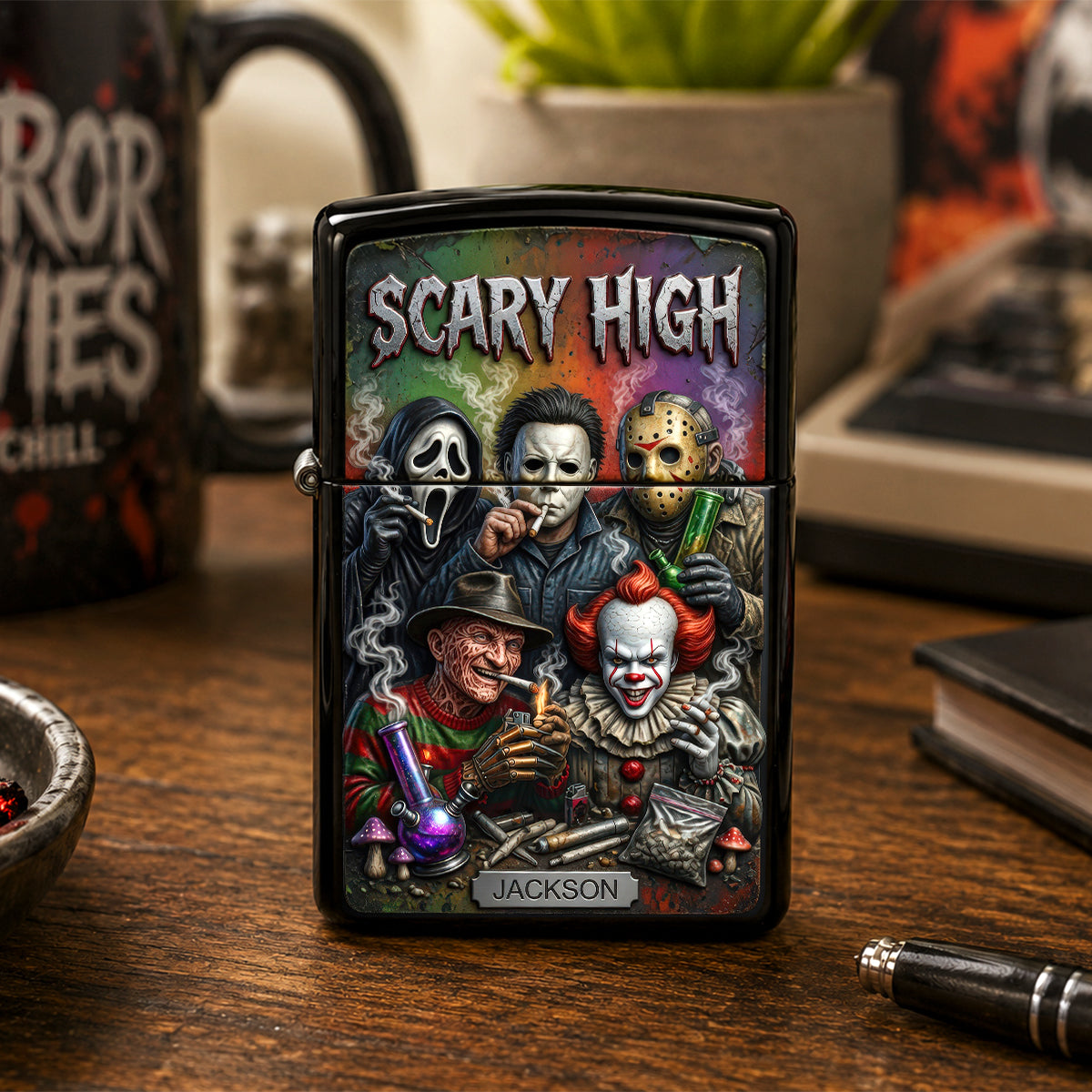 Horror Night Lighter - Personalized Gifts For Horror Lovers 05TYDH060726
