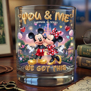Kissing Couple Round Glass - Personalized Gifts For Couple 01TYLU160626
