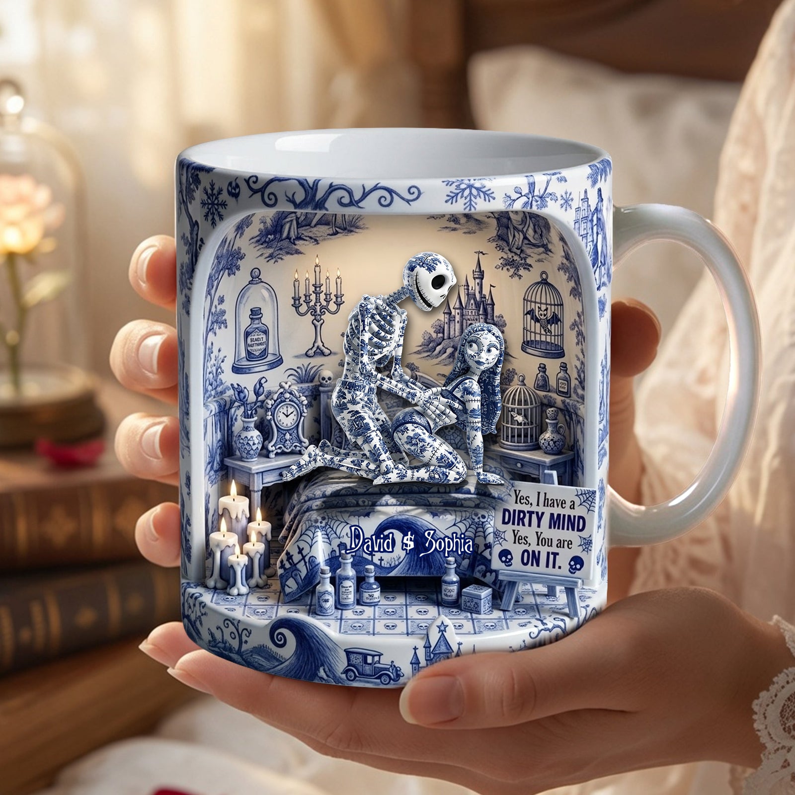 Chaos In Love Coffee Mug - Personalized Gifts For Couples 01ohlu010726