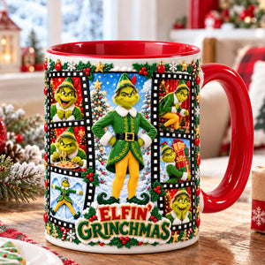 Naughty Pose Christmas Coffee Mug - Personalized Christmas Gifts 04PALU141026