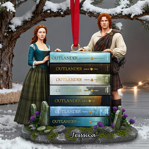 Travel Through Time Ornament - Personalized Christmas Gift 01HUDT011125