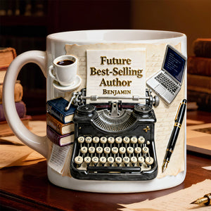 Future Best-Selling Author Coffee Mug - Personalized Gifts for Writers 04NADT220126