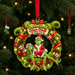 Annoying Each Other Christmas Ornament - Personalized Gifts For Couple 08ohlu300926