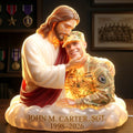 Custom Photo Veteran Rest In Jesus Arm, Personalized Keepsake To Remember Departed Veteran 01qhlu090426 - Light Box - GoDuckee