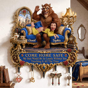 Funny Couple Acrylic Key Hanger - Personalized Gifts For Couple 06OHLU170726
