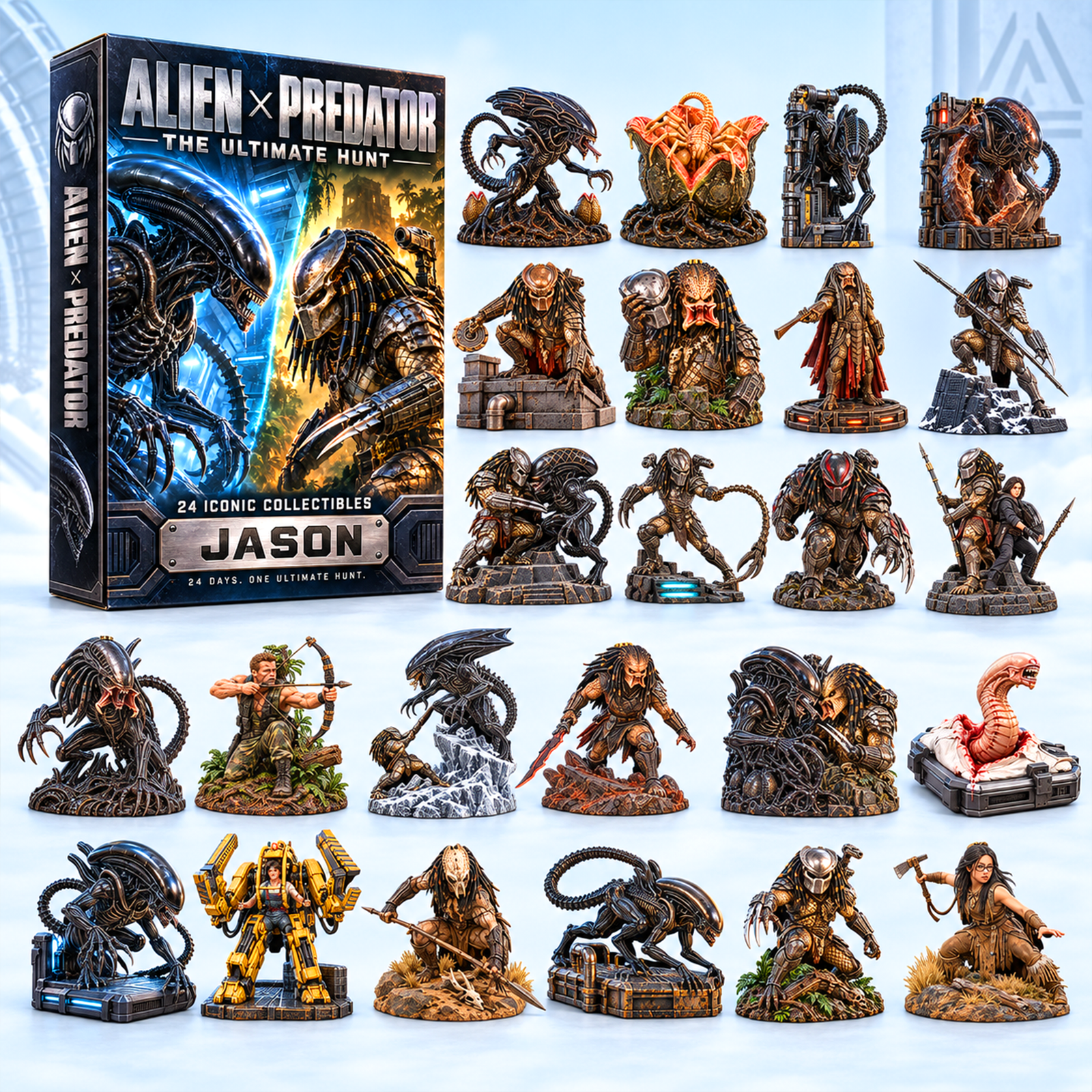 Sci-Fi Creature Advent Calendar Blind Box - Personalized Christmas Gift 04haqn281026