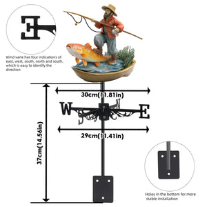 Proud American - Celebrated America 250th Anniversary Metal Weather Vane - Personalized Gifts For Family 04todt010626-Homacus