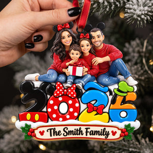 Family Memories Christmas Ornament - Personalized Custom Photo Gift For Family 03HUTA110926