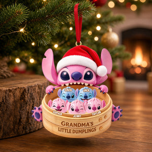 Grandma's Adorable Grandkids Christmas Ornament - Personalized Gifts For Grandma 02OHTN051026